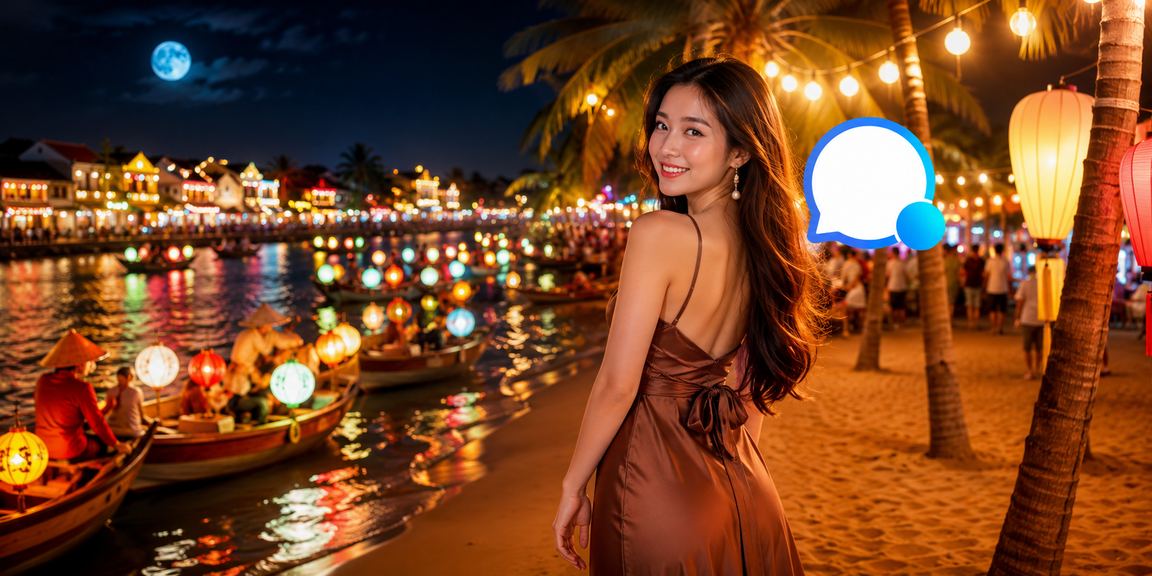 Người dùng tại Hội An nhâm nhi cà phê buổi sáng và xem kèo bóng đá trực tuyến