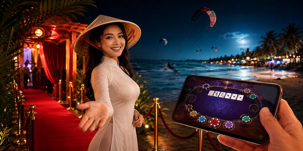 Giao diện cá cược casino trực tuyến trên điện thoại di động tại Việt Nam